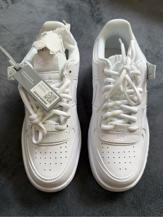 Nike Air Force Shoes - NWT Nike Air Force 1 Shadow Triple White Sneakers
